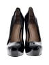 Pour La Victoire 100% Leather Black Heels Size 8 1/2 - photo 2