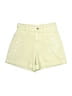 Zara Solid Green Shorts Size 0 - photo 1