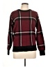 Tahari Plaid Burgundy Pullover Sweater Size L - photo 1