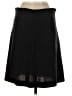 Hache Solid Black Casual Skirt Size EU 44 / US 14 - photo 2