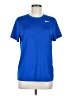 Nike 100% Polyester Blue Active T-Shirt Size M - photo 1