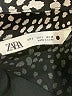 Zara 100% Polyester Animal Print Black Casual Dress Size L - photo 7