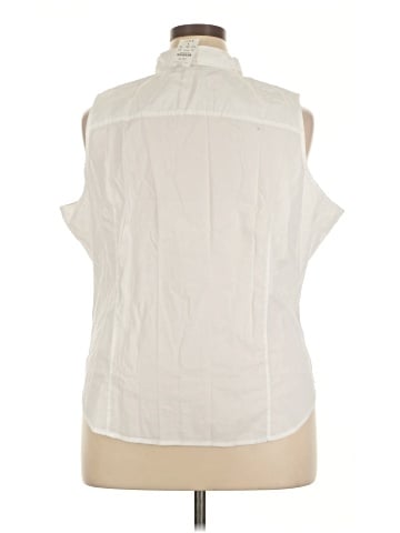 J.Crew Factory Store Sleeveless Button-Down Shirt (view 2)