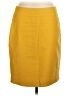 J.Crew Solid Yellow Casual Skirt Size 8 - photo 1