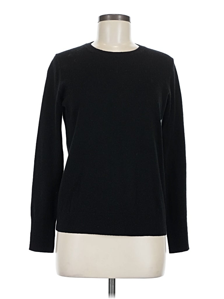 Pre-owned Everlane Cashmere Pullover Sweater In Black