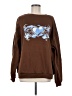 Shein 100% Polyester Hearts Brown Sweatshirt Size 6 - photo 1