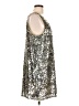 J.Crew Collection 100% Polyester Metallic Silver Cocktail Dress Size 12 - photo 4