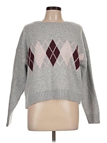 Pink Rose Pullover Sweater (view 1)