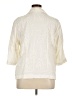 Cj Banks Ivory 3/4 Sleeve Button-Down Shirt Size 1X - photo 2