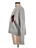 Pink Rose Argyle Gray Pullover Sweater Size L - photo 5