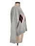 Pink Rose Argyle Gray Pullover Sweater Size L - photo 4