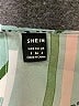 Shein Stripes Green Short Sleeve Blouse Size S - photo 7