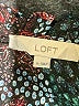 Ann Taylor LOFT 100% Polyester Black 3/4 Sleeve Blouse Size M - photo 7