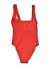 VICI Solid Red One Piece Swimsuit Size S - photo 2
