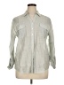 Chico's Metallic Gray Long Sleeve Button-Down Shirt Size XL (3) - photo 1