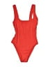 VICI Solid Red One Piece Swimsuit Size S - photo 1
