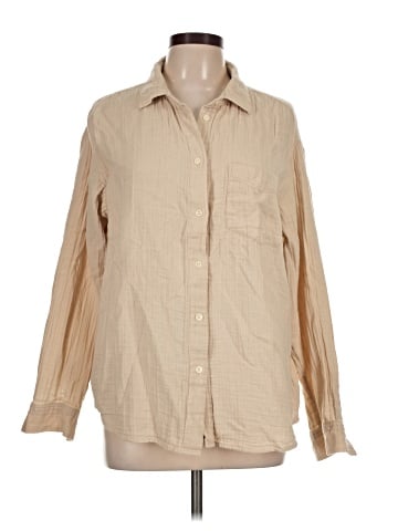 Gap Long Sleeve Button-Down Shirt (view 1)