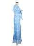 Assorted Brands 100% Polyester Blue Cocktail Dress Size S - photo 4