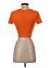 Babaton Orange Short Sleeve Turtleneck Size S - photo 2
