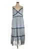 Torrid 100% Polyester Checkered-gingham Blue Casual Dress Size 3X Plus (3) - photo 1