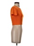 Babaton Orange Short Sleeve Turtleneck Size S - photo 4