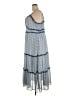 Torrid 100% Polyester Checkered-gingham Blue Casual Dress Size 3X Plus (3) - photo 5