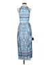 Lulus 100% Polyester Paisley Blue Cocktail Dress Size S - photo 1