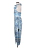 Lulus 100% Polyester Paisley Blue Cocktail Dress Size S - photo 5