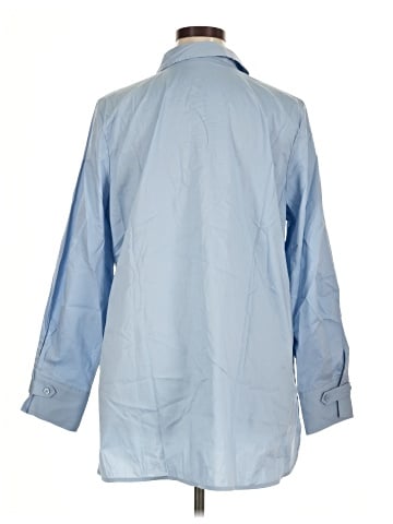 Martha Stewart 3/4 Sleeve Button-Down Shirt (view 2)