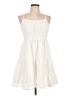 Unbranded 100% Polyester Solid White Casual Dress Size L - photo 1