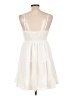 Unbranded 100% Polyester Solid White Casual Dress Size L - photo 2