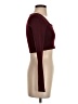 Zara Solid Burgundy Long Sleeve T-Shirt Size S - photo 4