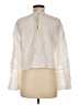 Express 100% Cotton Ivory Long Sleeve Blouse Size M - photo 2
