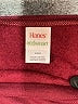 Hanes Solid Burgundy Sweatshirt Size L - photo 7