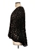 Guess Animal Print Black Long Sleeve Blouse Size L - photo 5