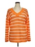 Talbots 100% Cotton Orange Pullover Sweater Size XL - photo 1