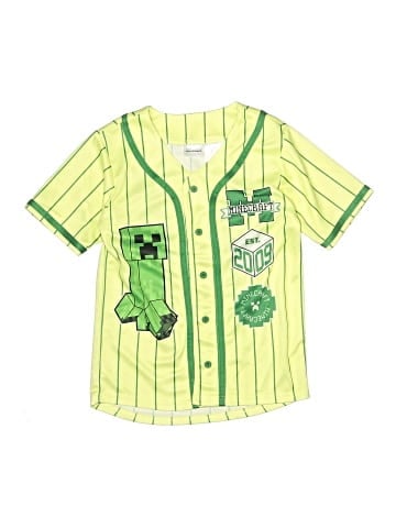 Minecraft Short Sleeve Button-Down Shirt (view 1)