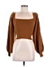 Minkpink Brown Pullover Sweater Size M - photo 1
