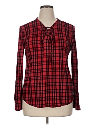 Ruff Hewn Long Sleeve Blouse (view 1)