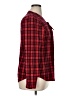 Ruff Hewn 100% Cotton Plaid Red Long Sleeve Blouse Size XL - photo 4