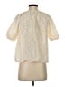 Universal Thread 100% Cotton Ivory Short Sleeve Blouse Size XS - photo 2