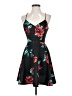 Jodi Kristopher Floral Black Cocktail Dress Size 3 - photo 1
