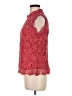 NANETTE Nanette Lepore 100% Polyester Red Sleeveless Blouse Size M - photo 5
