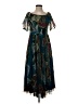 RED Valentino 100% Polyester Paisley Teal Blue Cocktail Dress Size EU (IT) 40 / US 4 - photo 1