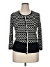 Talbots Chevron-herringbone Black Cardigan Size XL - photo 1