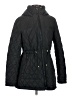 Ellen Tracy 100% Polyester Argyle Black Coat Size S - photo 1