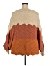 chic soul (chicsoul.com) Chevron-herringbone Tan Pullover Sweater Size 3X - photo 2