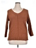 Terra & Sky Brown Pullover Sweater Size 0X - photo 1
