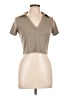Mixed Threads Tan Short Sleeve Turtleneck Size L - photo 1