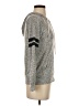 Hippie Love Gray Pullover Sweater Size S - photo 4